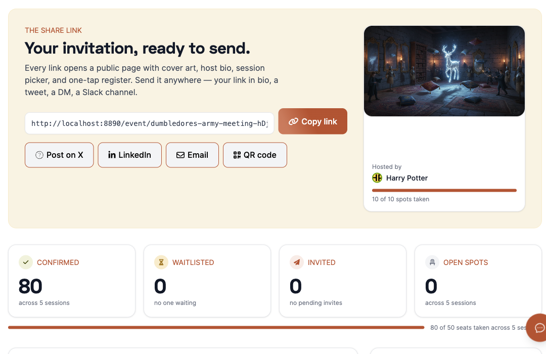 Step 4: Share it anywhere, then relax